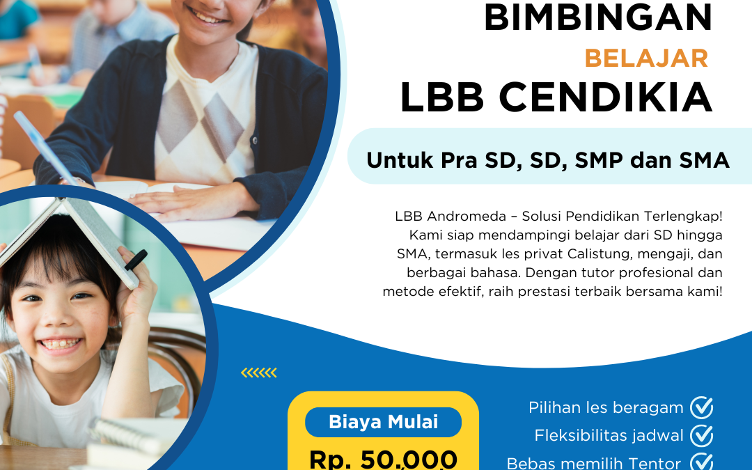 Berapa Biaya Les Privat Calistung di LBB Cendikia