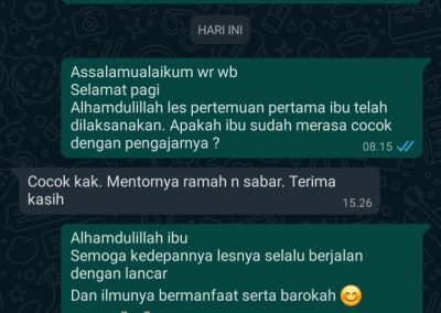 Testimoni Les privat 12