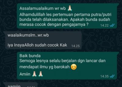 Testimoni Les privat 13