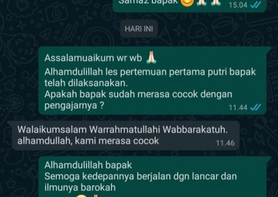 Testimoni Les privat 14