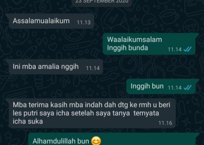 Testimoni Les privat 15