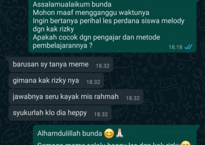 Testimoni Les privat 2