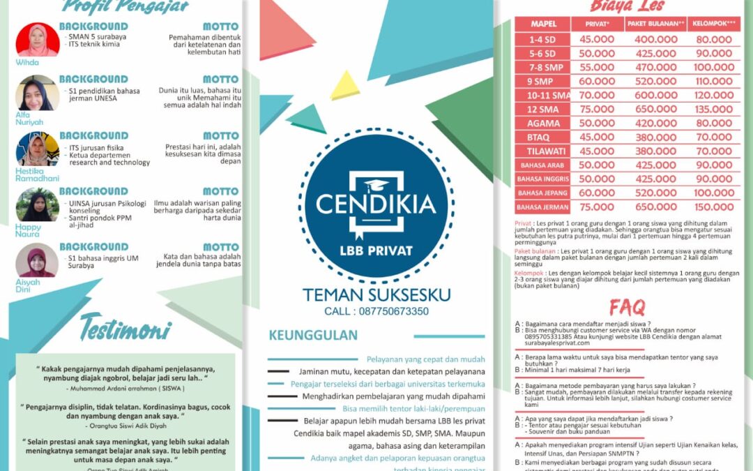 LBB terpercaya – LBB privat tatap muka atau online